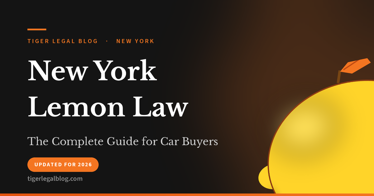 New York Lemon Law: The Complete Guide for Car Buyers (2026)