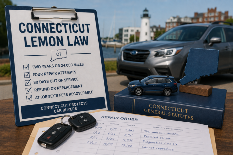 A Complete Guide for Connecticut Lemon Law