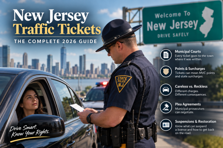 New Jersey Traffic Tickets: The Complete 2026 Guide