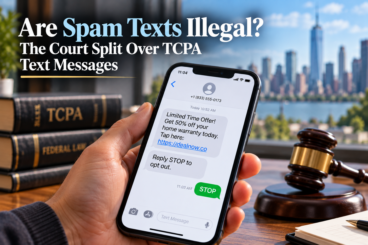 Are Spam Texts Illegal? The Court Split Over TCPA Text Messages
