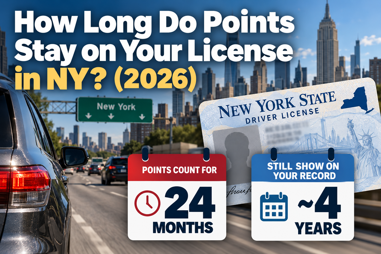 How Long Do Points Stay on Your License in NY? (2026)
