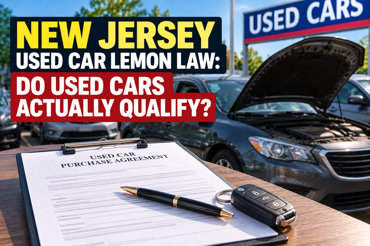 New Jersey Used Car Lemon Law: Do Used Cars Actually Qualify