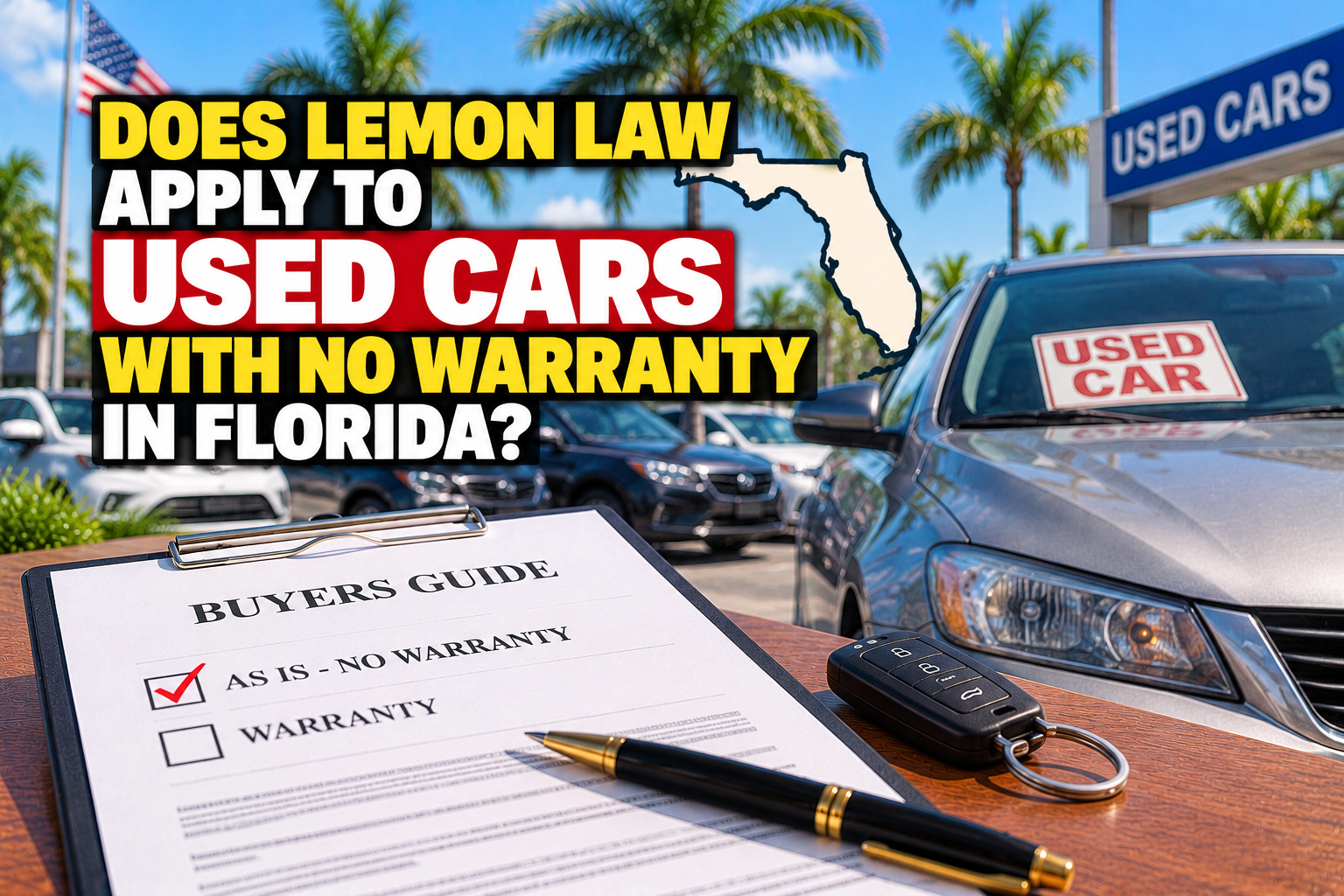 Does Lemon Law Apply to Used Cars with No Warranty in Florida?