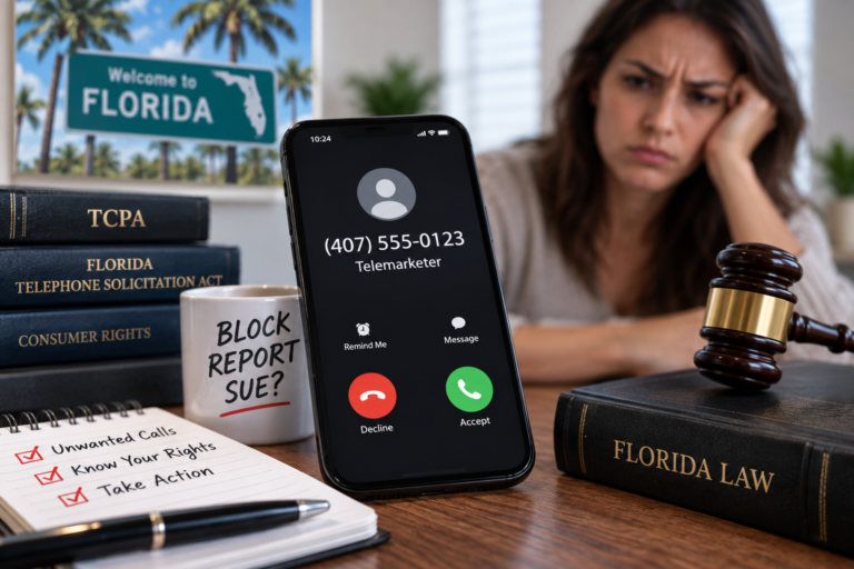 Can You Sue a Telemarketer in Florida? How the Law Actually Works