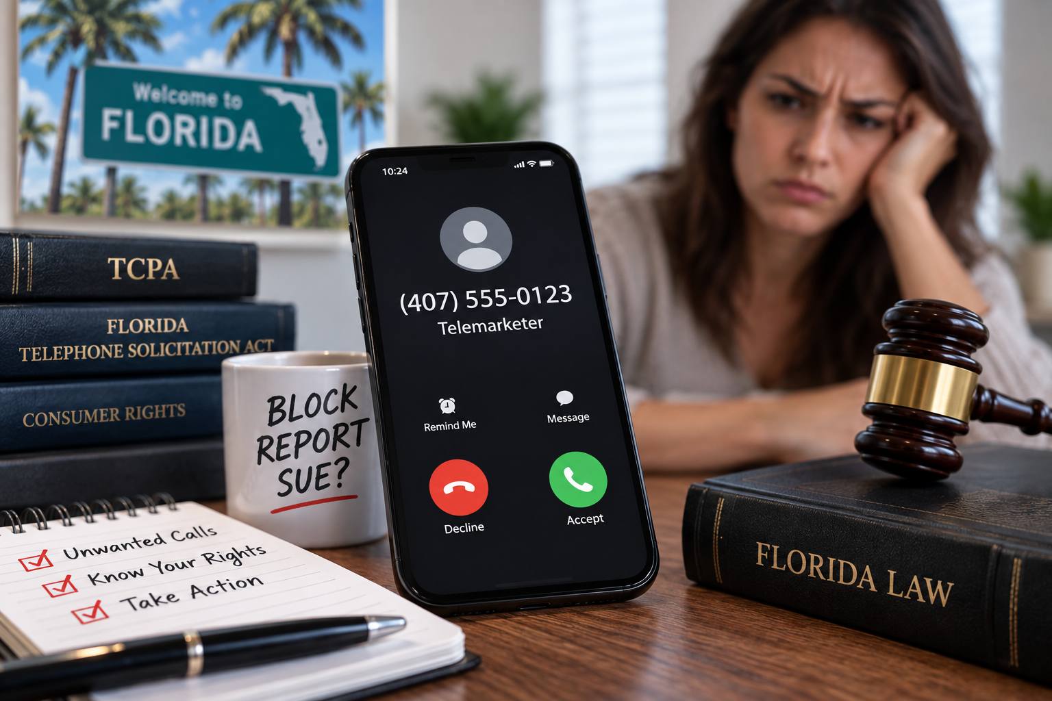 Can You Sue a Telemarketer in Florida? How the Law Actually Works