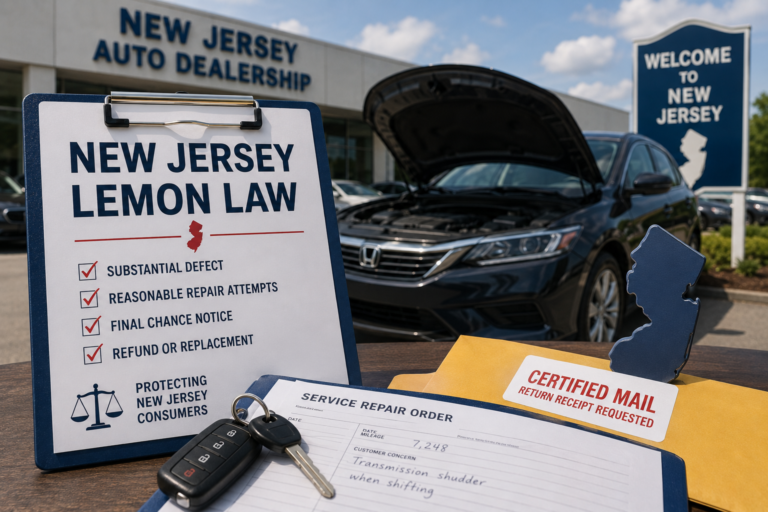 New Jersey Lemon Law: The Complete 2026 Guide for New Jersey Consumers