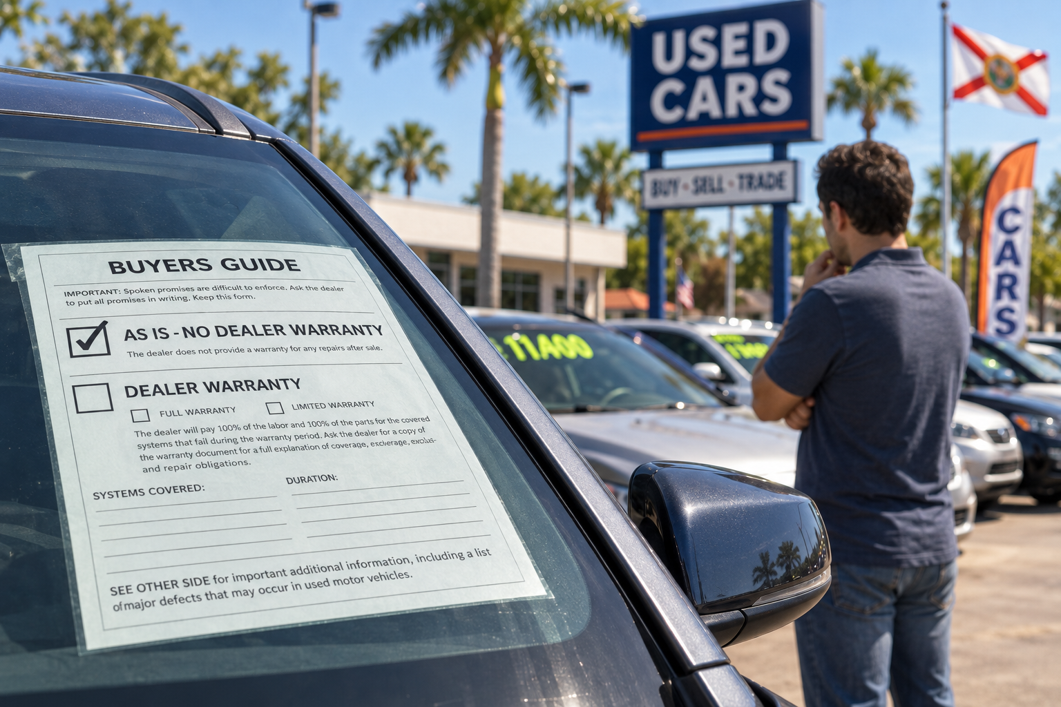 Does Lemon Law Apply to Used Cars with No Warranty in Florida?