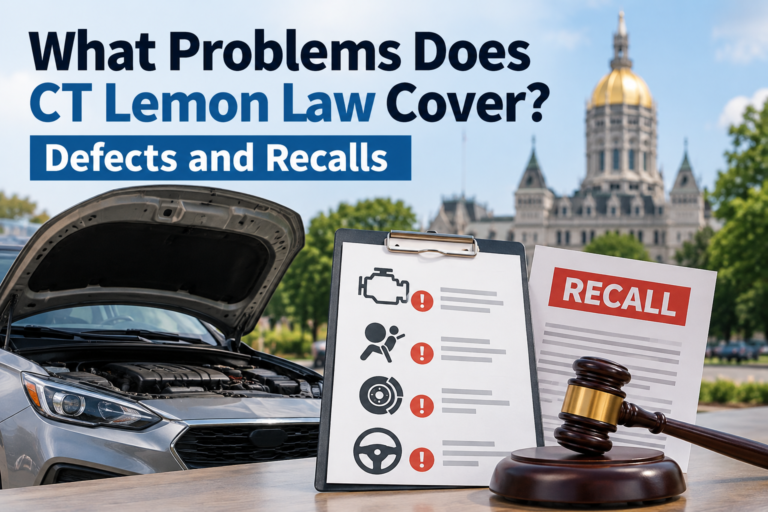 What Problems Does CT Lemon Law Cover? Defects and Recalls