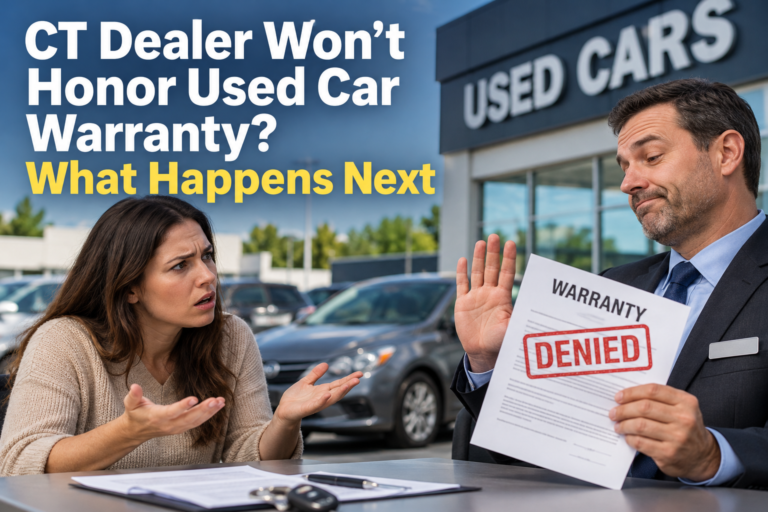 CT Dealer Won’t Honor Used Car Warranty? What Happens Next