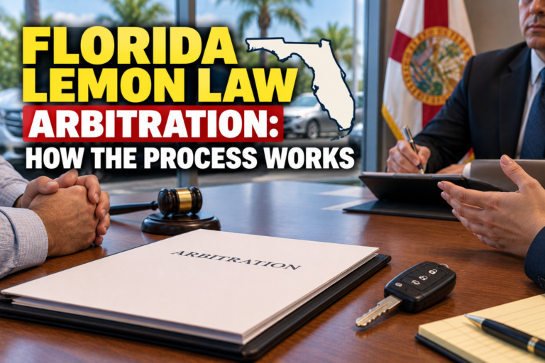 Florida Lemon Law Arbitration: How the Process Works