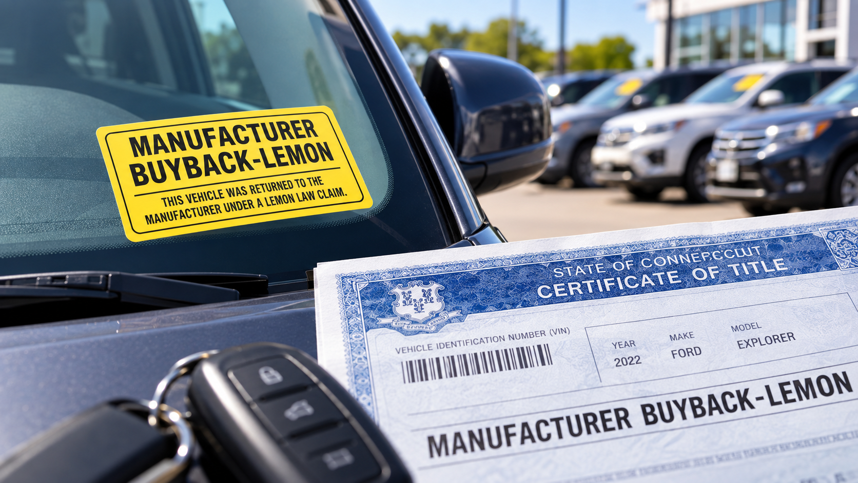 Lemon Titles in Connecticut: How Buyback Disclosure Works